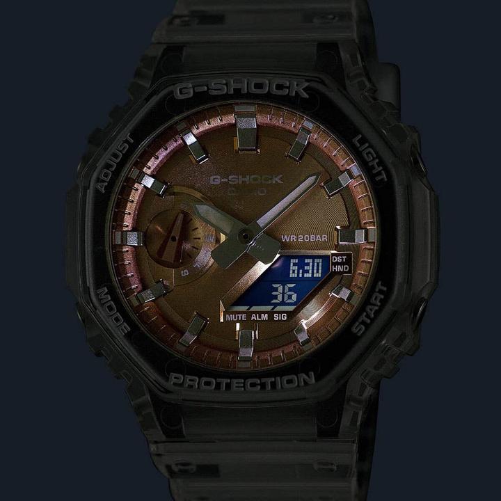 Actual product image Casio GA-2100BM-7A2ER (Analogue wristwatch, Digital watch, 45 mm)