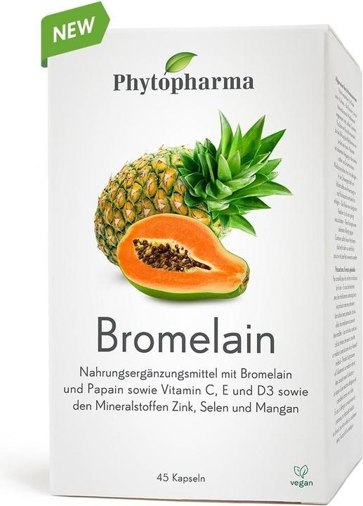 Produktbild Phytopharma Bromelain (45 Stück, Kapseln, 46 g)
