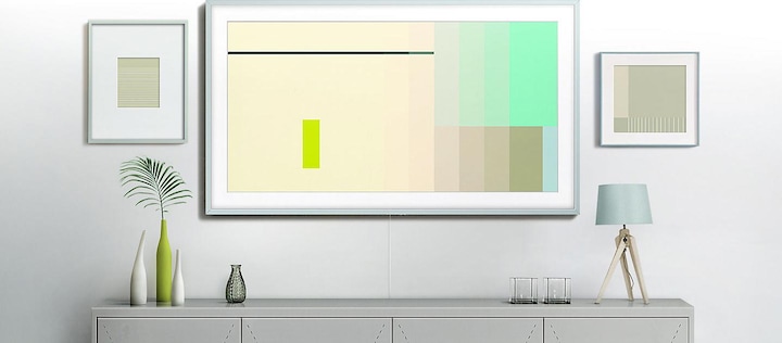Produktbild Samsung Rahmen zu Frame TV 43", Porzelan blau Aluminium Limited Edition (Diverse)