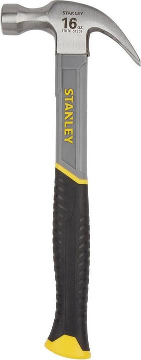 Produktbild Stanley Allzweckschneider, STHT0–51309 16oz Klauenhammer Glasfaser gebogen (450 g)