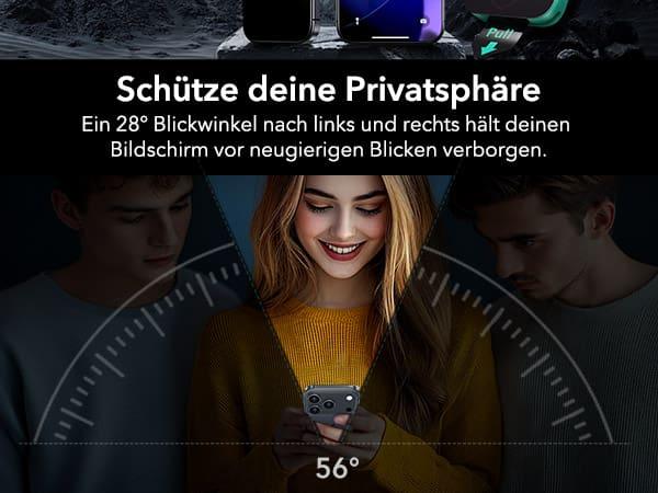 Actual product image ESR Privacy Tempered Glass (3 Pack) (3 pcs., Apple iPhone 17 Pro)