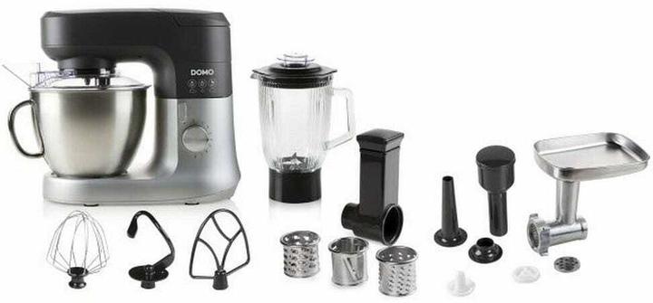 Produktbild Domo Küchenmaschine Komplettset 4,5 Liter Schale DO9182KR Profi-Knetmaschine (1000 W)