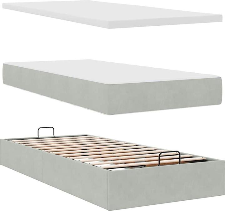 Produktbild vidaXL Ottoman-Bett (90 x 200 cm)