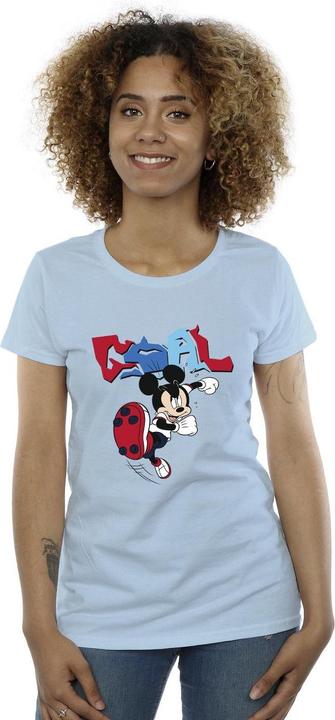 Immagine prodotto Disney Mickey Mouse Goal Striker Pose Maglietta Donna (L)