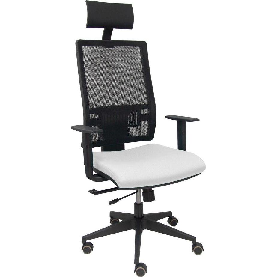 Piqueras y Crespo, Bürostuhl, Bürostuhl mit Kopfstütze P&C B10CRPC Weiss