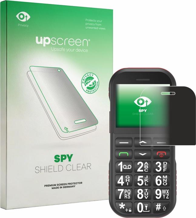 Produktbild upscreen Sichtschutzfolie für Ufferson Seniorenhandy Anti-Spy Privacy Folie Blaulicht-Schutz