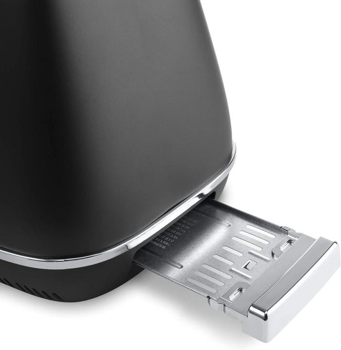 Image du produit De'Longhi De?Longhi CTX 2203.BK Grille-pain 2 tranches 550 W Noir, Argent