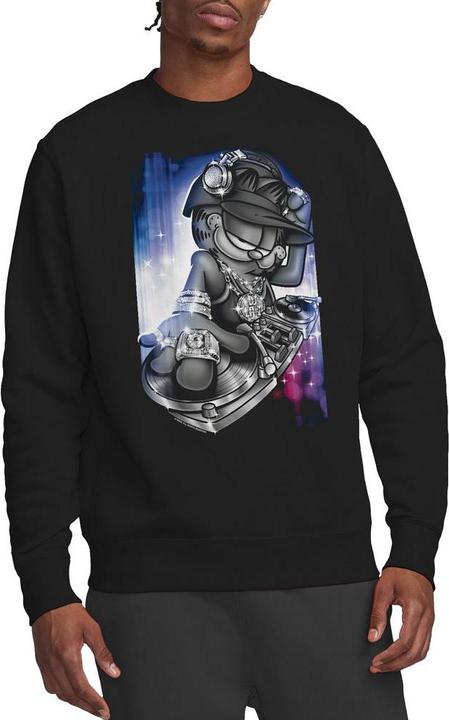 Immagine prodotto Garfield DJ Lazy Felpa Adulto Unisex (XXL)