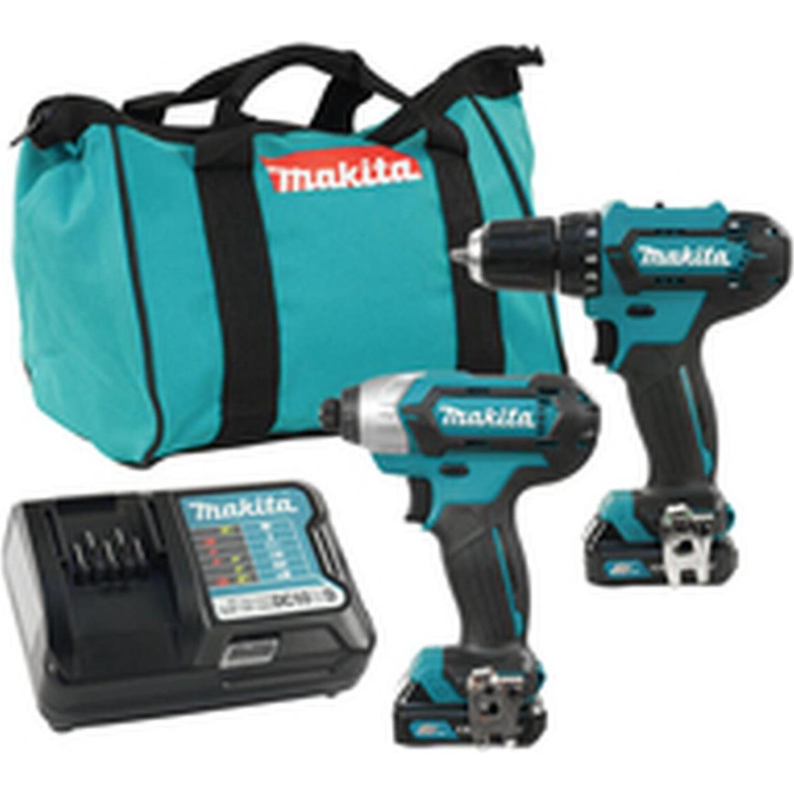 Makita, Batteria + Caricatore, CLX224X (12 V)