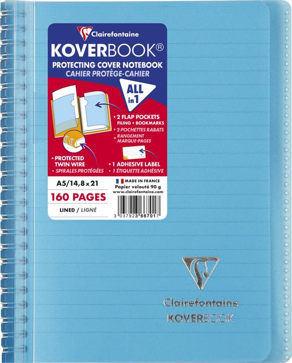 Immagine prodotto Clairefontaine Koverbook (A5, Righe)