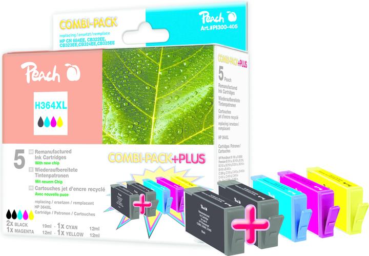 Image du produit Peach 364XL Multipack (M, C, Y, CF)