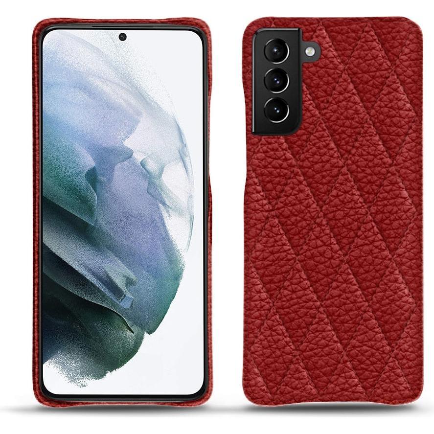 Noreve Lederschutzhülle (Samsung Galaxy S21+), Smartphone Hülle, Rot