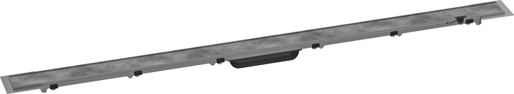 Produktbild hansgrohe HG Duschrinne RainDrain Rock Fertigset, kürzbar und befliesbar 1200mm (1200 mm)