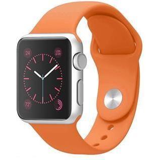 Tactical Strap Apple Silicone Band for Apple Watch 44mm / 42mm Orange (Silicone), Cinturini per orologi, Arancia