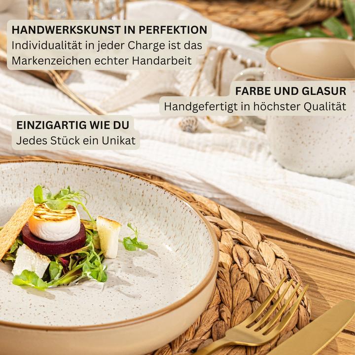 Produktbild Sänger Pastaschalen Set Rio Creme (6x, 22.20 cm)