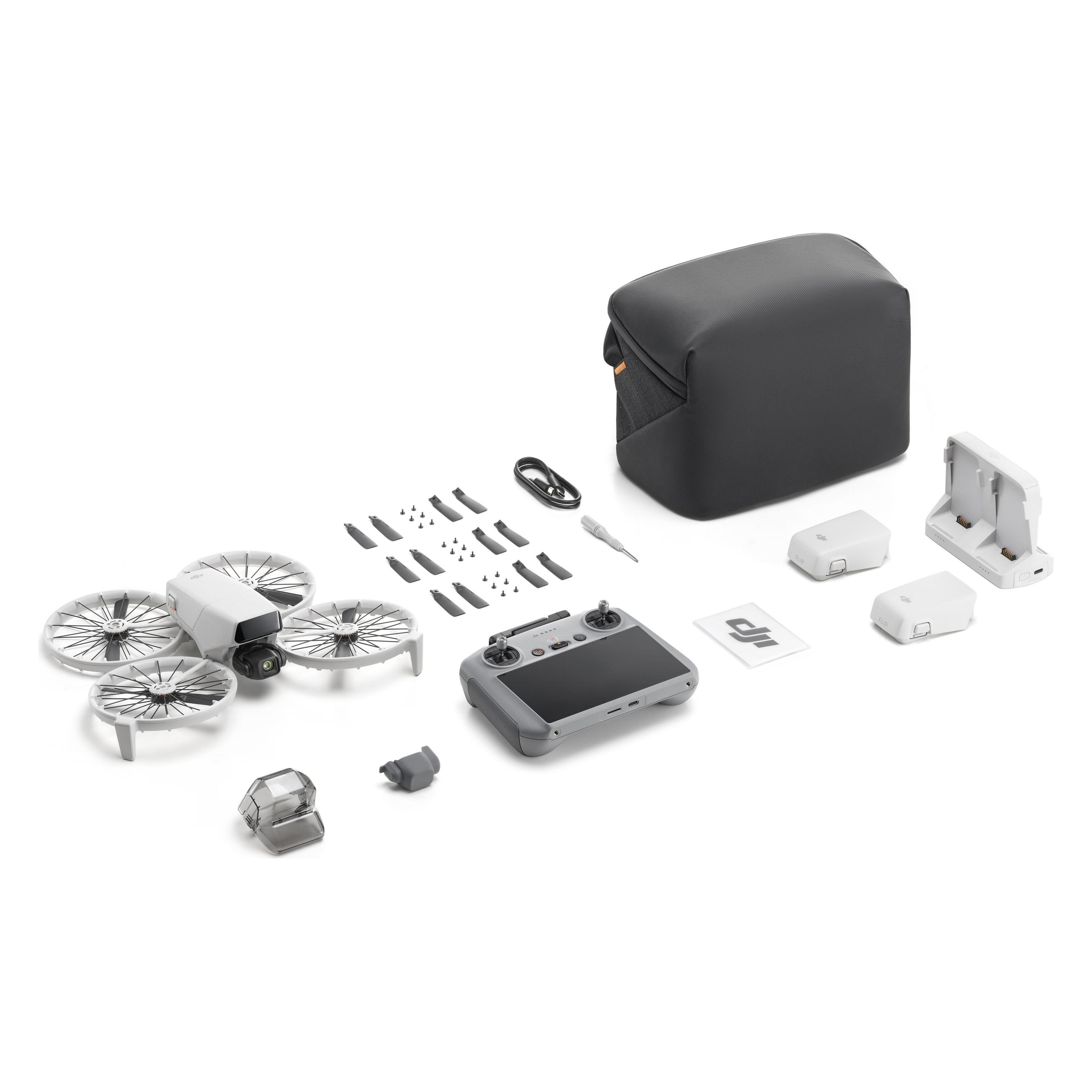DJI Flip Fly More Combo ( RC 2) (31 min, 249 g, 48 Mpx), Drohne, Weiss, Schwarz