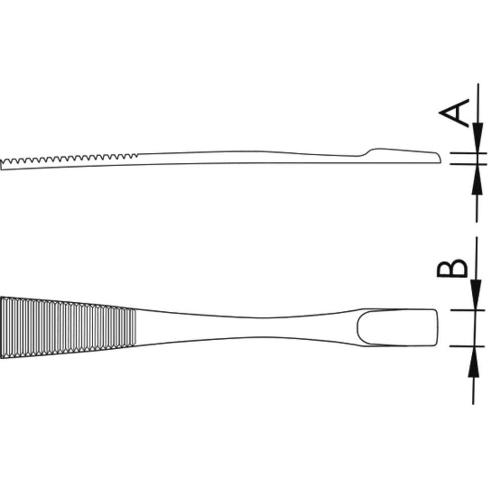 Thumbnail - Wetec, Pinzette, Bauteil-Präzisions-Pinzette, 571-SA, gerade, Bauteil-Ø 2,5-5 mm