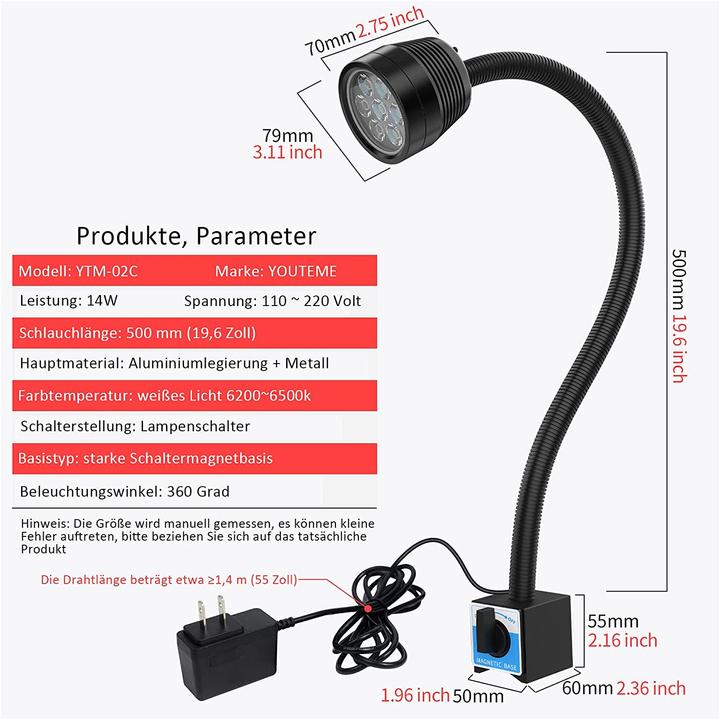 Actual product image NoName Work lamp (1400 lm)