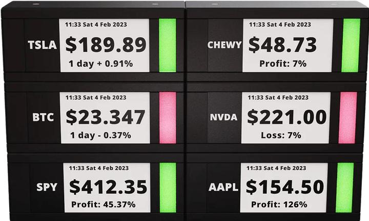 Image du produit TickrMeter Écran intelligent Ticker boursier
