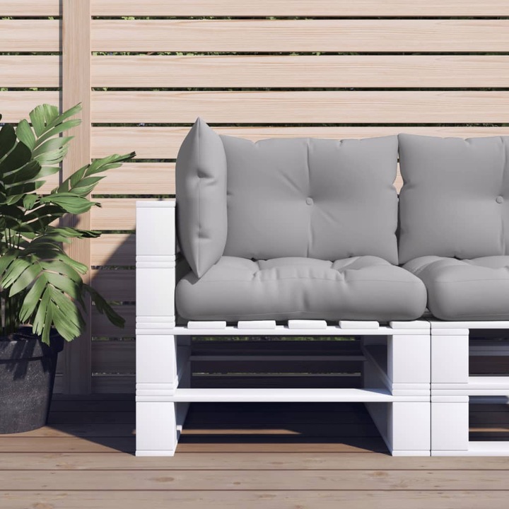 Image du produit VidaXL Ensemble de salon de jardin 3 pièces avec coussins