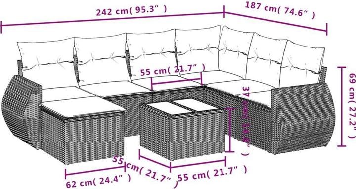 Produktbild vidaXL Lyanna