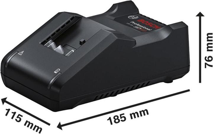 Actual product image Bosch Professional Bosch Blau 0615A50090 Combipack 2 Maschinen GSR + GDR 2x 18V 5.0Ah und Ladegerät in L-BOXX