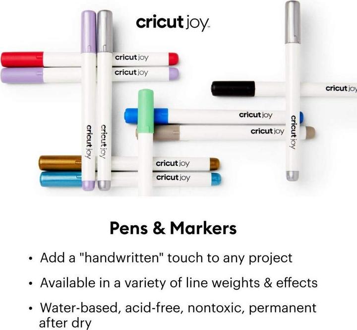 Actual product image Cricut Joy pen set 3 pieces, black