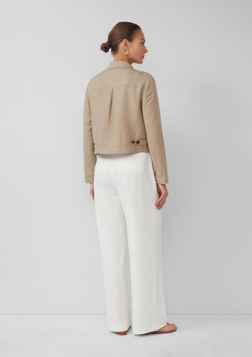 Produktbild S.Oliver Indoor-Jacke Jacke aus Leinenmix mit aufgesetzten Taschen (36)