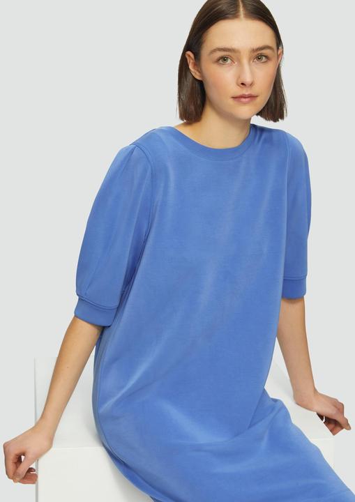 Produktbild S.Oliver Kleid Kurzes Scuba-Kleid mit Faltendetail am Arm (46)