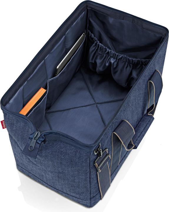 Actual product image reisenthel Shoulder Bag Allrounder L Herringbone Dark Blue