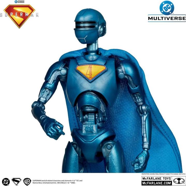 Produktbild McFarlane Superman (2025) DC Multiverse figurine Deluxe Superman Robot (Red Platinum Edition) 18 cm
