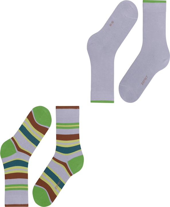 Produktbild Esprit Retro Stripe 2-Pack Damen (2er Pack, 39 - 42)