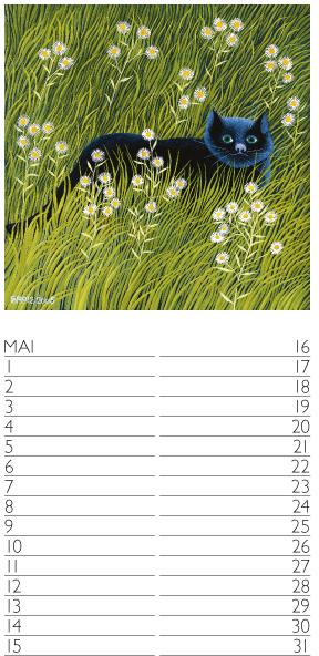 Actual product image Bruno Epple birthday calendar