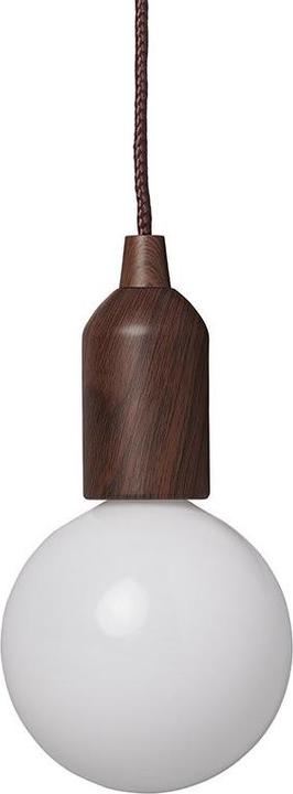 Produktbild ProPlus Retrolampe XL Holzmotiv mit Kordel (50 lm)