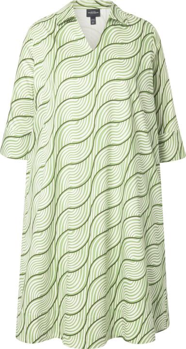 Produktbild Ulla Popken Kleid, A-Linie, Hemdkragen, 3/4-Arm, Taschen (60)