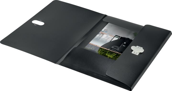 Produktbild Leitz Einlagemappe ALPHA Recycle A4 Schwarz (A4, 1x)