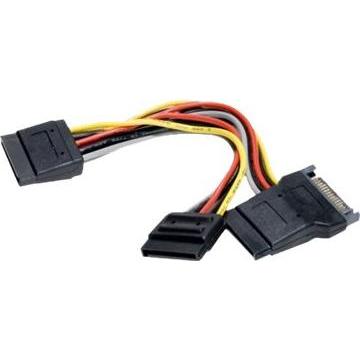 Exertis Connect Cavo di alimentazione SATA 15pin > 3x HDD SATA, Cavo interno (PC)