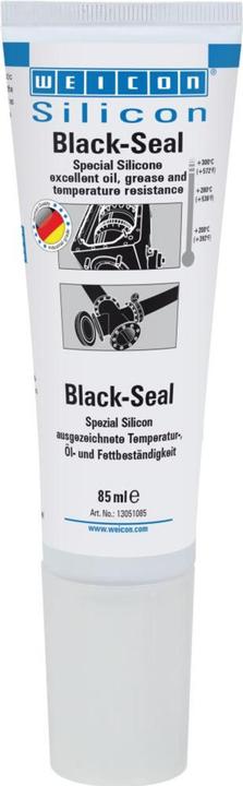Actual product image Weicon Black Seal Special Silicone Manufacturer's Colour Black 13051200 200 ml (200 ml)