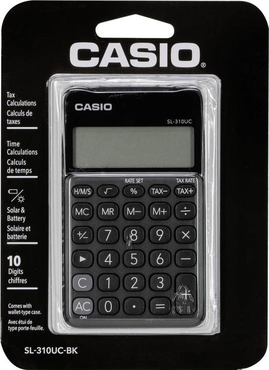 Actual product image Casio SL-310UC-BK (Batteries, Solar cells)
