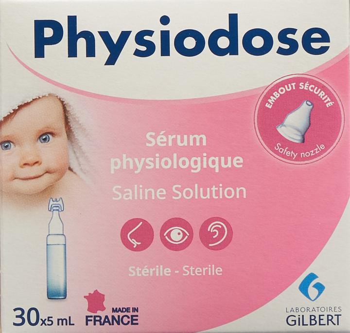 Actual product image Physiodose Physiological saline solution (30 pcs.)