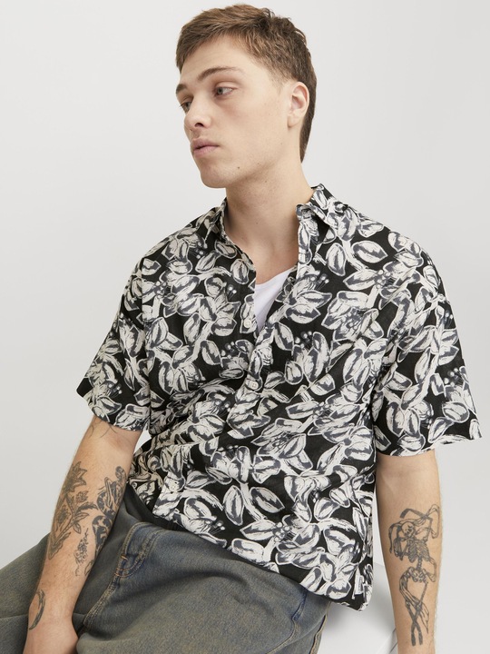 Image du produit Jack & Jones Jorjoshua Split Aop Shirt Ss Ln (M)