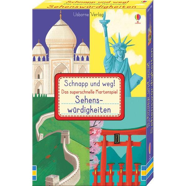 Usborne Publishing Schnapp und weg! - Das superschnelle Kartenspiel: Sehenswürdigkeiten (Deutsch)