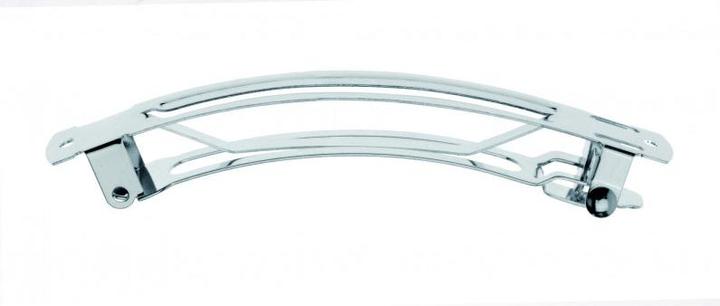 Actual product image Glorex Hair slide 83mm silver
