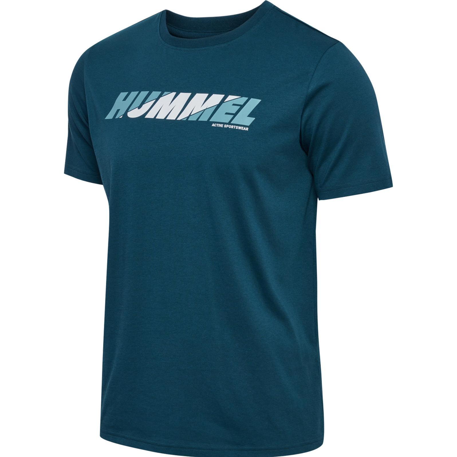 hummel, Herren, Sportshirt, Hmlgraphic Bold Logo Tee (L), Grau, L