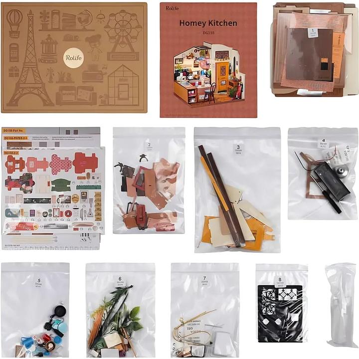 Actual product image Rolife Cozy Kitchen - Diorama