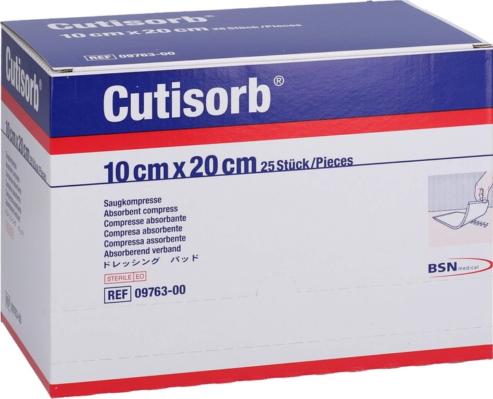Productafbeelding Cutisorb Absorberend kompres 10x20cm