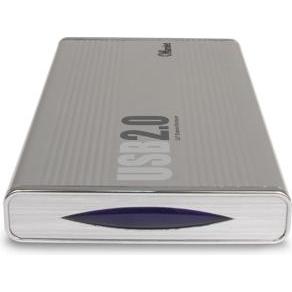 Thumbnail - Hamlet USB 2.0 Externe Festplattenbox für IDE/Sata 2,5"-Festplatten (2.5"), Festplattengehäuse, Silber