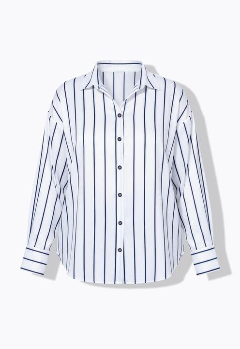 Produktbild Studio Untold Hemd, Oversize Shape, Satin, Streifen (54, 56)
