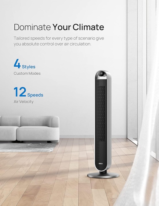 Image du produit Dreo Smart Turmventilator - Pilot Max S (48 dB)