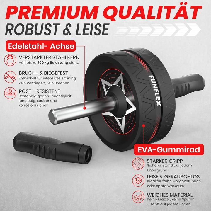 Produktbild Funflex Bauchroller Trainingsset für Zuhause